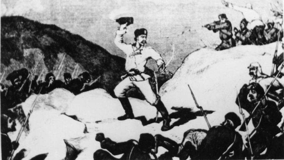 „Подвигът на Леон Крудов“. Неизвестен автор